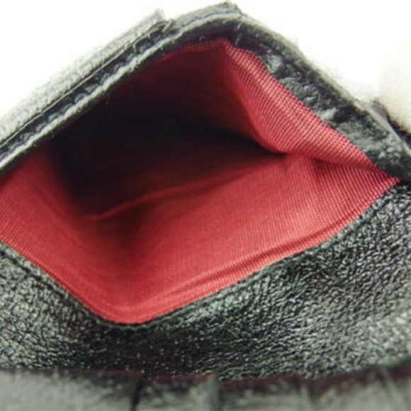 BVLGARI W hook purse logo mania canvas �~ leather Authentic used - Picture 9 of 9